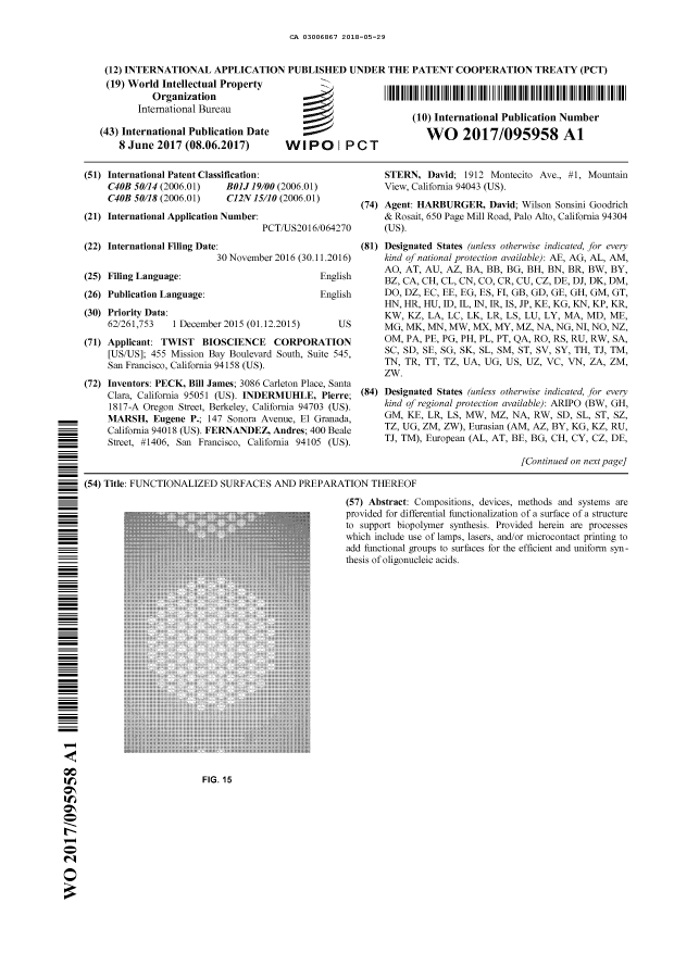 Canadian Patent Document 3006867. Abstract 20180529. Image 1 of 2
