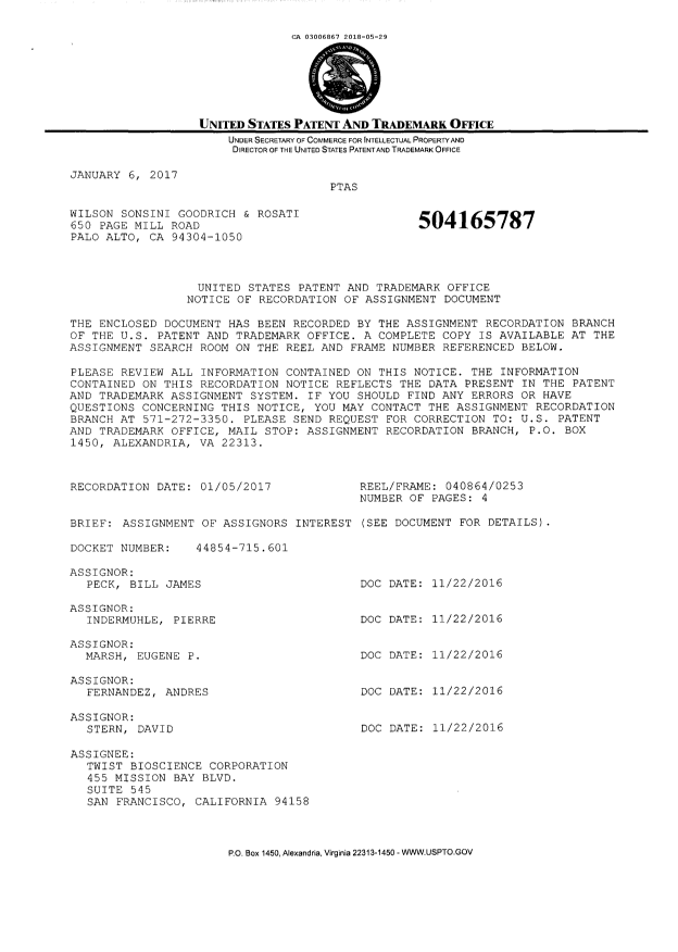 Document de brevet canadien 3006867. Demande d'entrée en phase nationale 20180529. Image 3 de 6