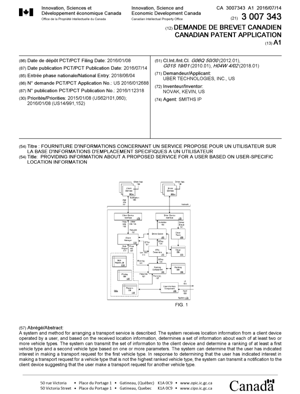 Document de brevet canadien 3007343. Page couverture 20180628. Image 1 de 1