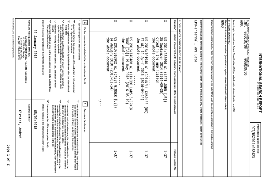 Canadian Patent Document 3043896. International Search Report 20190514. Image 1 of 3