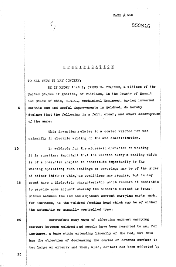Document de brevet canadien 350846. Description 19950930. Image 1 de 5