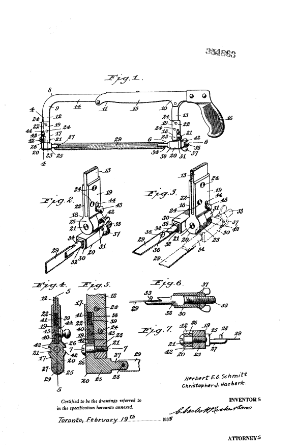 Canadian Patent Document 354863. Drawings 19950929. Image 1 of 1
