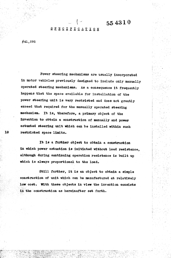 Canadian Patent Document 554310. Description 19941224. Image 1 of 11