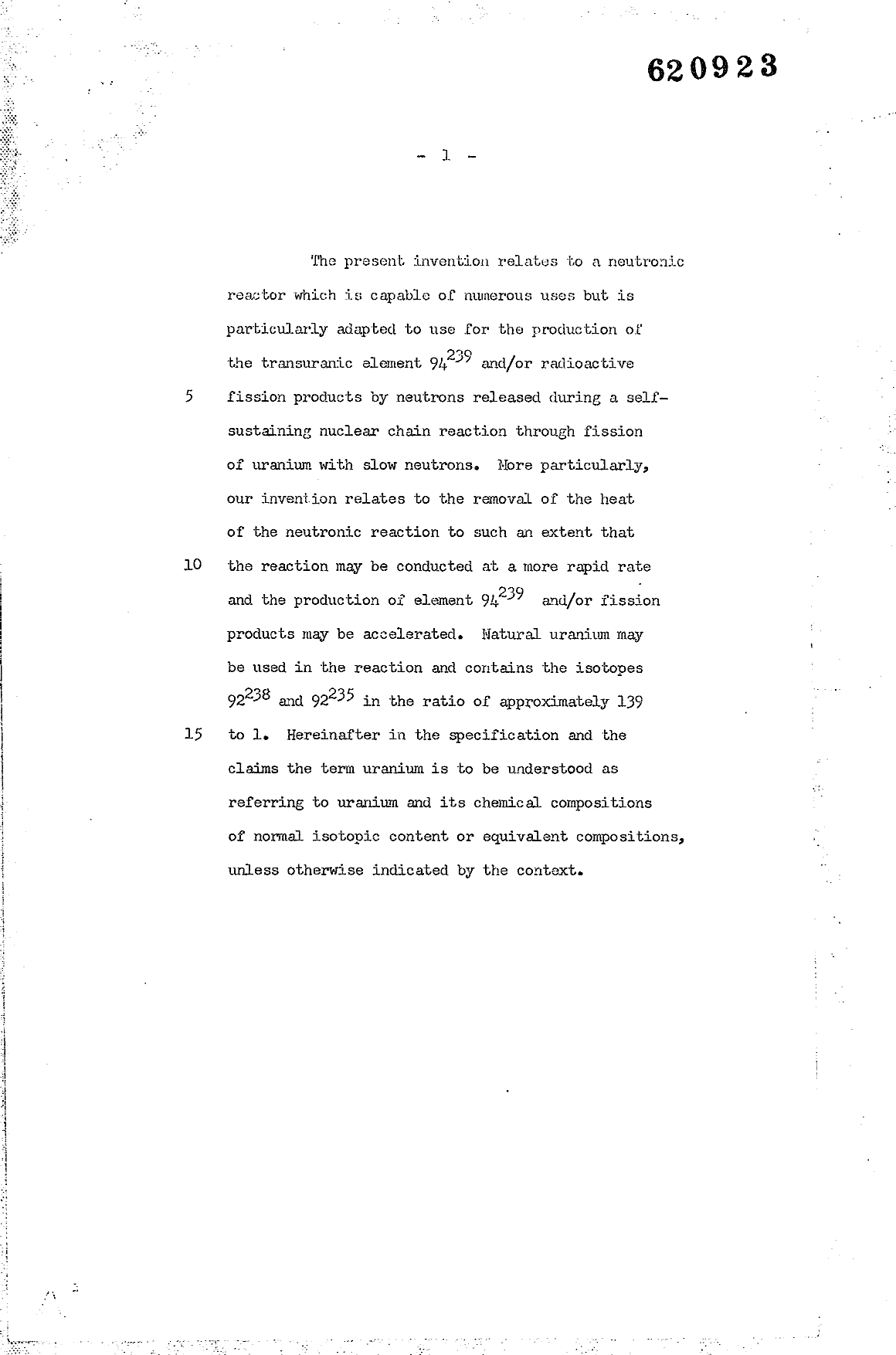 Canadian Patent Document 620923. Description 19941217. Image 1 of 51