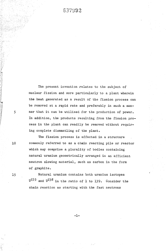 Canadian Patent Document 637992. Description 19941201. Image 1 of 66