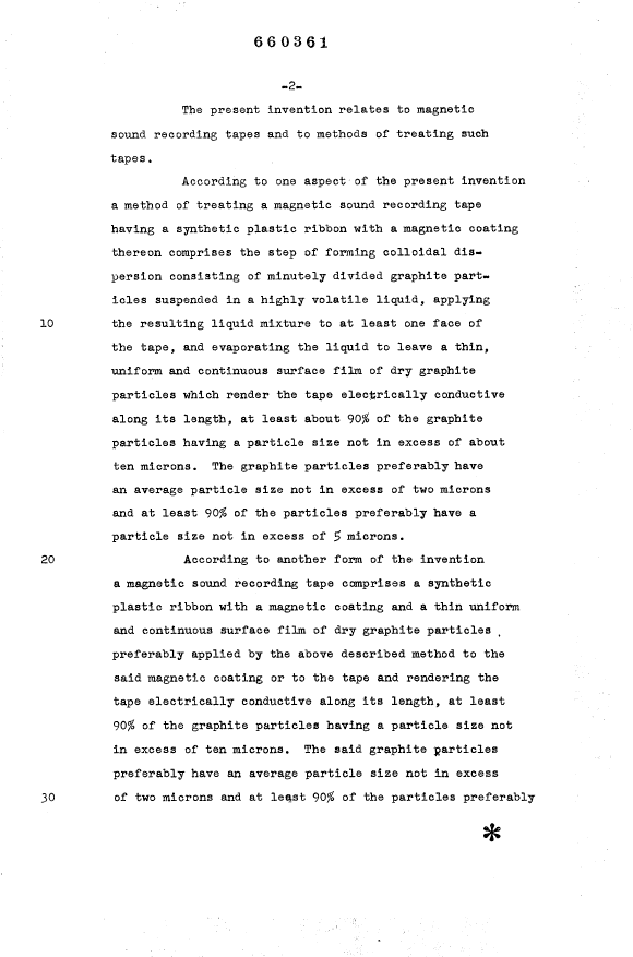 Canadian Patent Document 660361. Description 19950121. Image 1 of 5