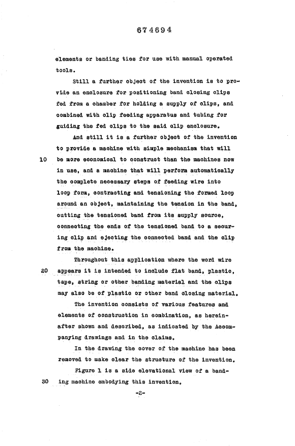 Document de brevet canadien 674694. Description 19950131. Image 2 de 23