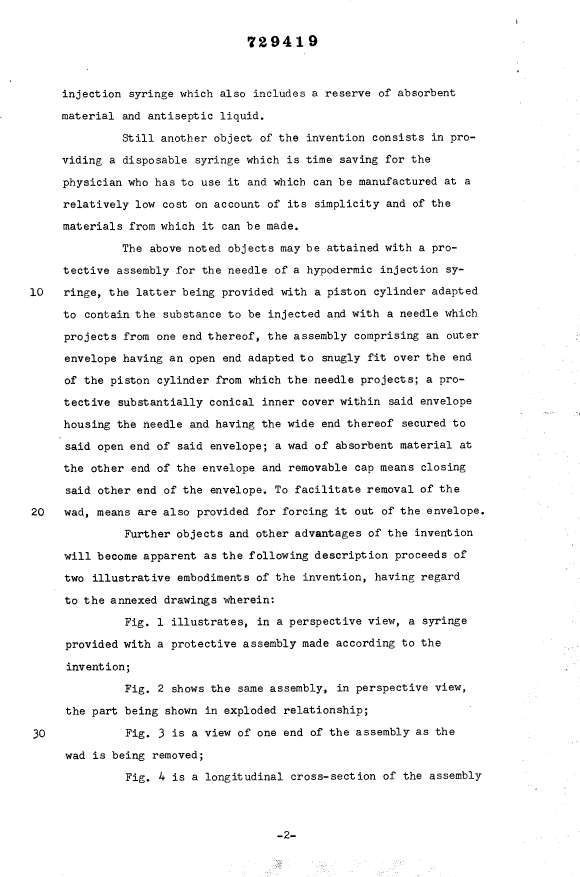 Canadian Patent Document 729419. Description 19941201. Image 2 of 5