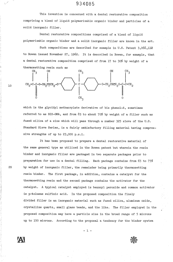 Document de brevet canadien 934085. Description 19940816. Image 1 de 8
