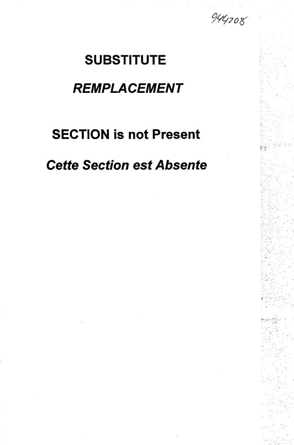 Document de brevet canadien 944208. Page couverture 19940718. Image 1 de 1
