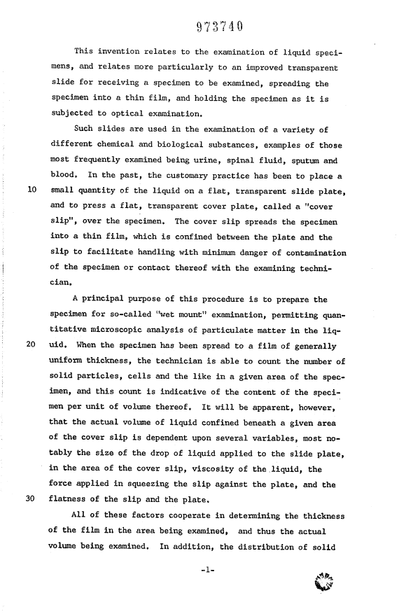 Canadian Patent Document 973740. Description 19931206. Image 1 of 8
