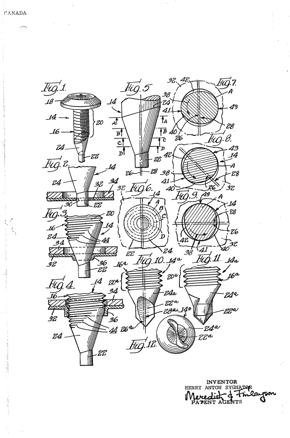 Canadian Patent Document 985538. Drawings 19940613. Image 1 of 1