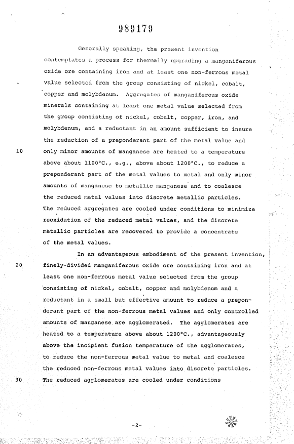 Document de brevet canadien 989179. Description 19940616. Image 1 de 12