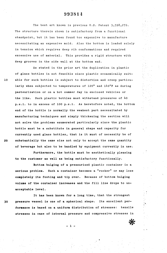 Document de brevet canadien 993814. Description 19940618. Image 1 de 6
