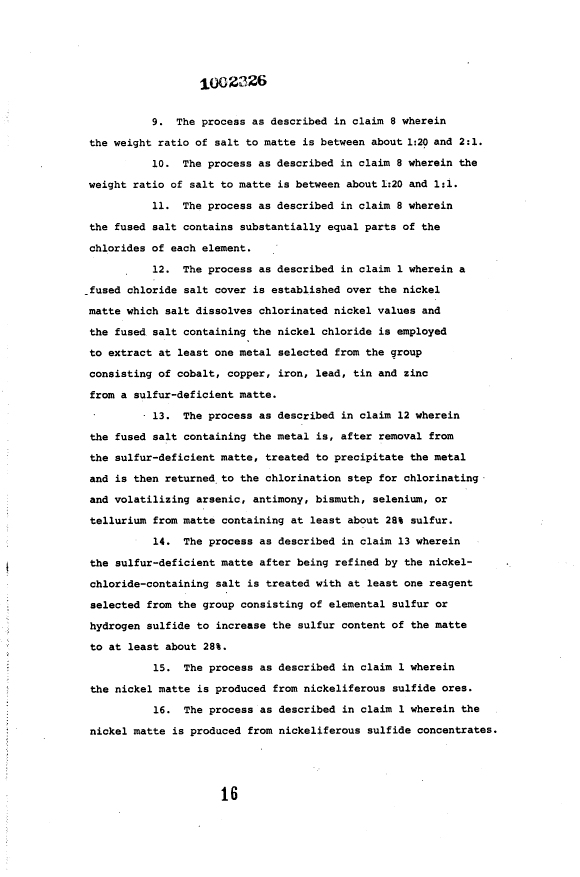 Document de brevet canadien 1002326. Revendications 19940628. Image 2 de 3