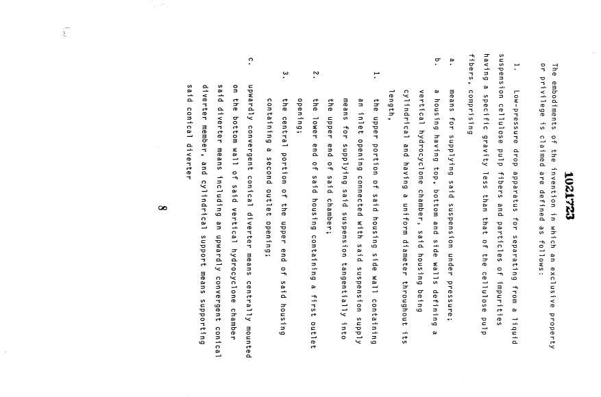 Document de brevet canadien 1021723. Revendications 19940625. Image 1 de 4