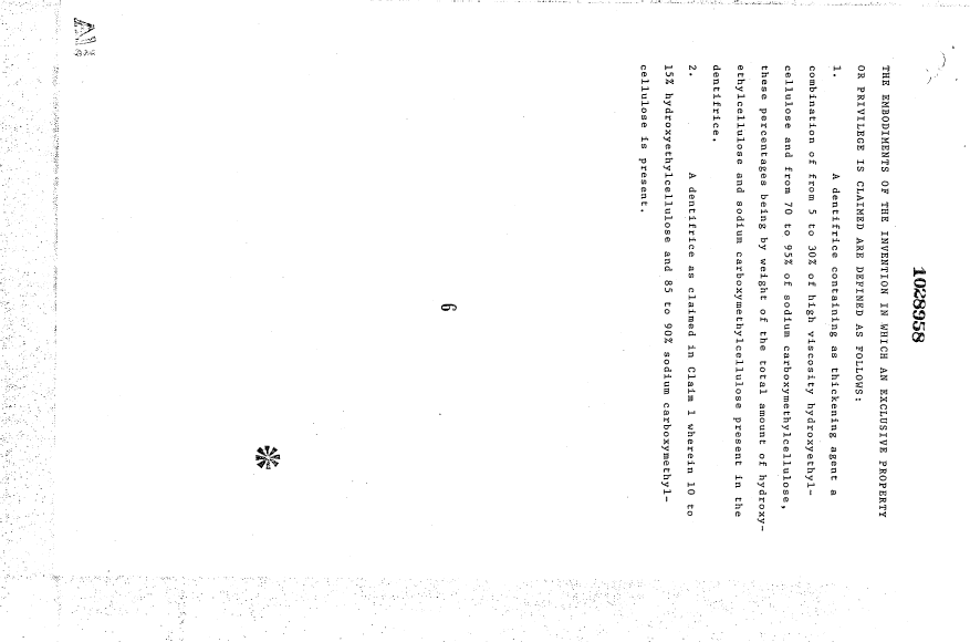 Document de brevet canadien 1028958. Revendications 19940509. Image 1 de 1