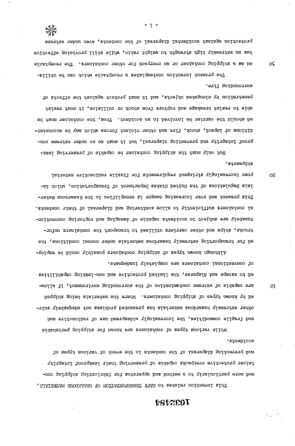 Canadian Patent Document 1032484. Description 19940516. Image 1 of 16