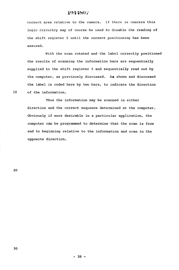 Document de brevet canadien 1044807. Description 19940524. Image 38 de 38