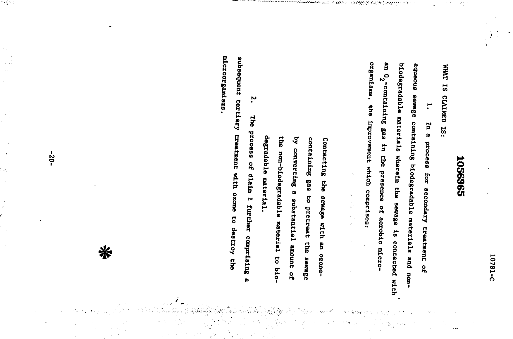 Document de brevet canadien 1056965. Revendications 19931222. Image 1 de 1