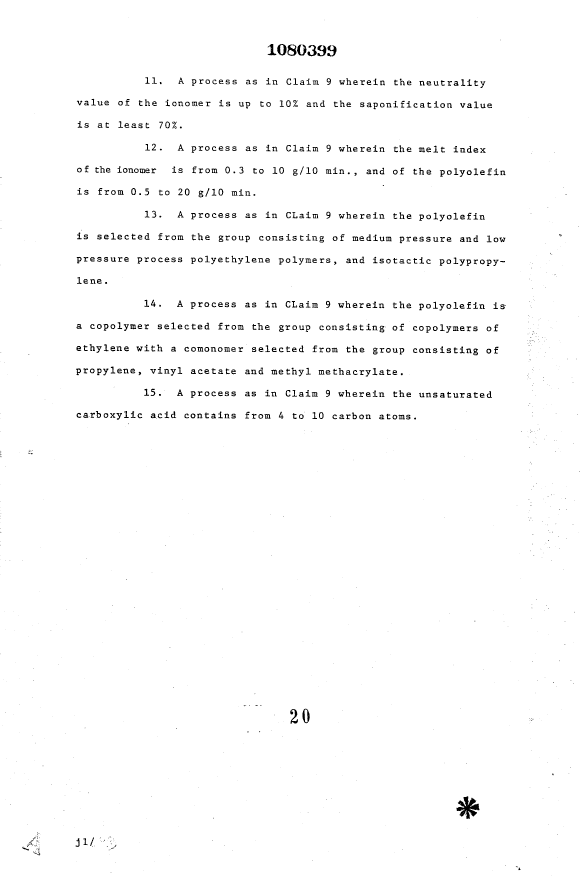 Document de brevet canadien 1080399. Revendications 19940406. Image 3 de 3