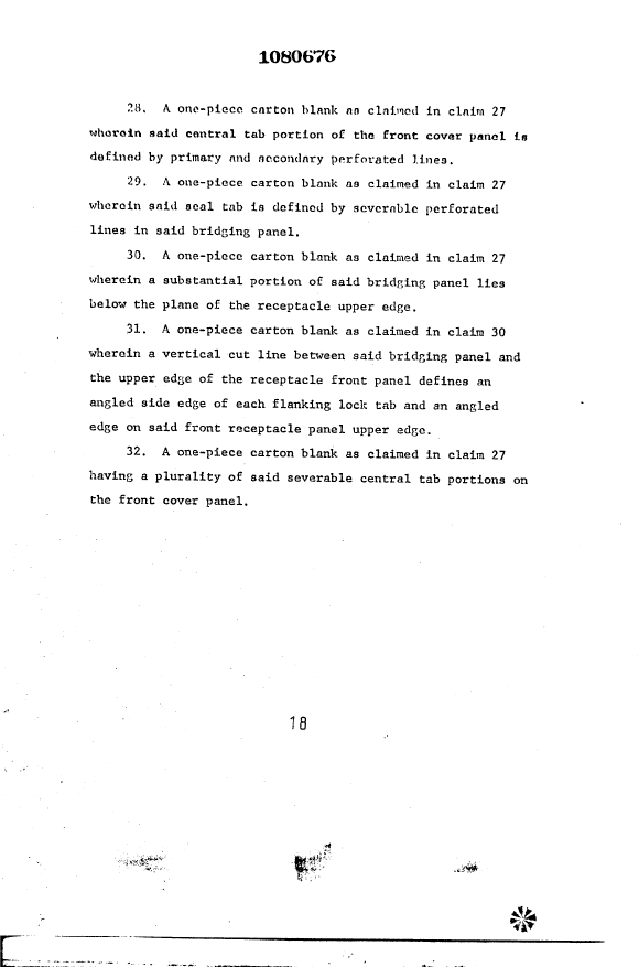 Document de brevet canadien 1080676. Revendications 19940406. Image 7 de 7