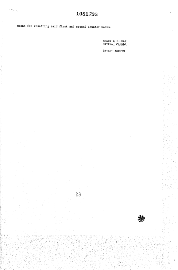 Document de brevet canadien 1081793. Revendications 19940408. Image 3 de 3