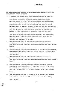 Document de brevet canadien 1090192. Revendications 19940415. Image 1 de 3