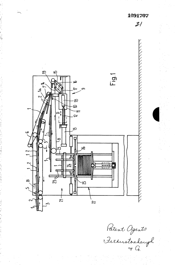 Canadian Patent Document 1091707. Drawings 19940415. Image 1 of 3