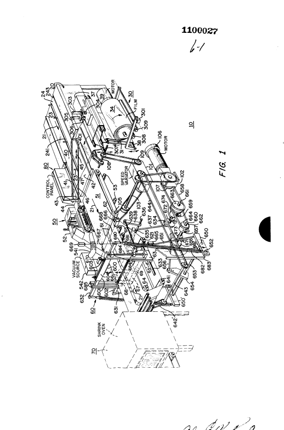 Canadian Patent Document 1100027. Drawings 19940314. Image 1 of 6