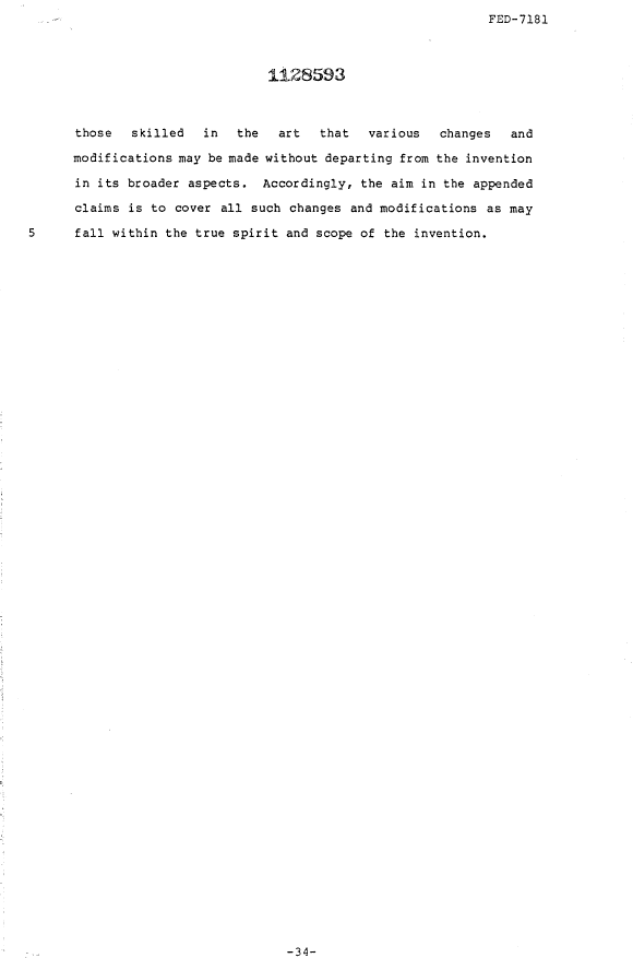 Canadian Patent Document 1128593. Description 19940222. Image 35 of 35