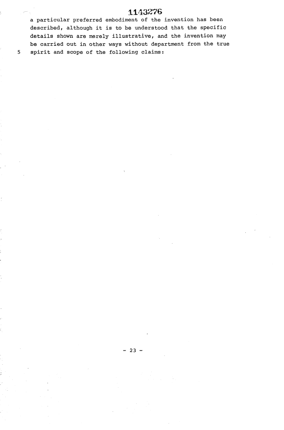 Canadian Patent Document 1143276. Description 19940125. Image 25 of 25
