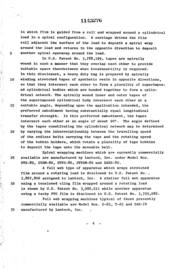 Canadian Patent Document 1143276. Description 19940125. Image 3 of 25