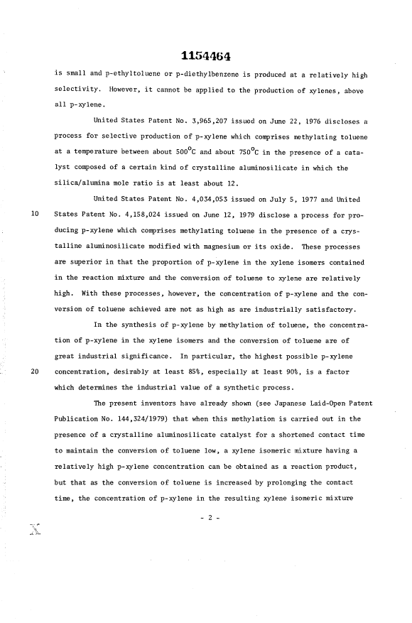 Document de brevet canadien 1154464. Description 19940124. Image 2 de 47