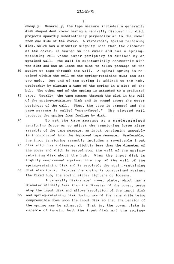 Document de brevet canadien 1154588. Description 19940115. Image 2 de 8