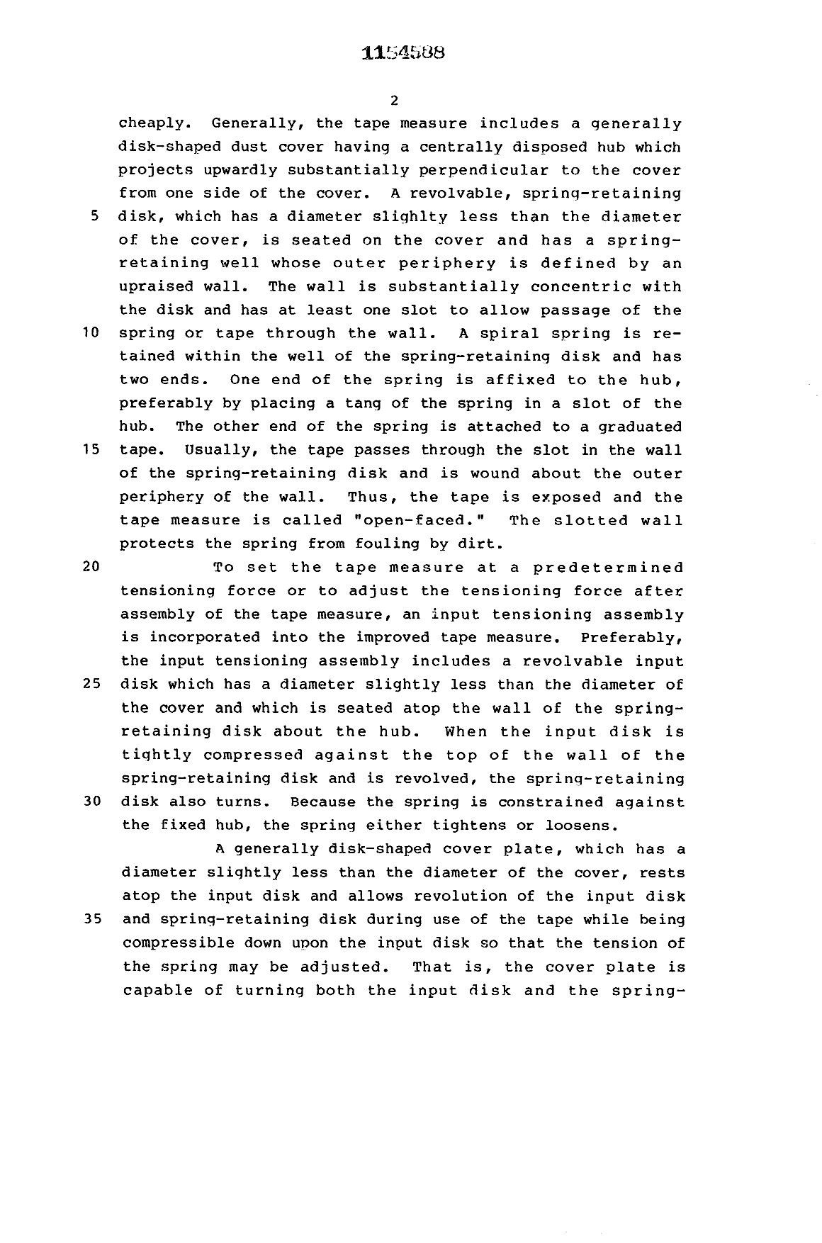 Canadian Patent Document 1154588. Description 19940115. Image 2 of 8