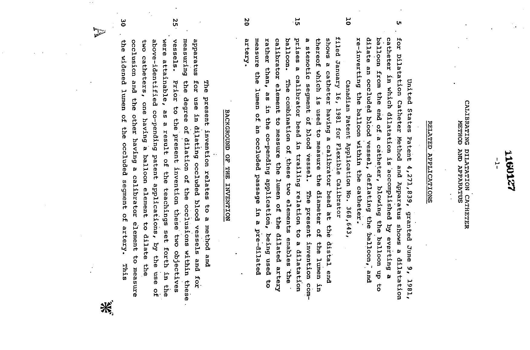 Canadian Patent Document 1160127. Description 19931118. Image 1 of 4