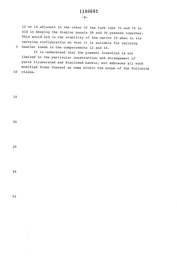 Canadian Patent Document 1160602. Description 19931118. Image 8 of 8