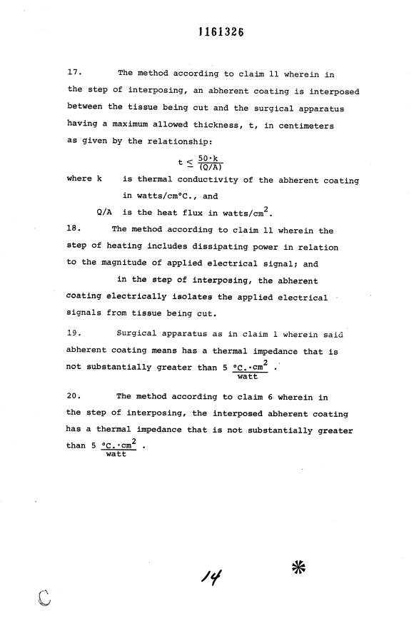 Document de brevet canadien 1161326. Revendications 19931123. Image 6 de 6