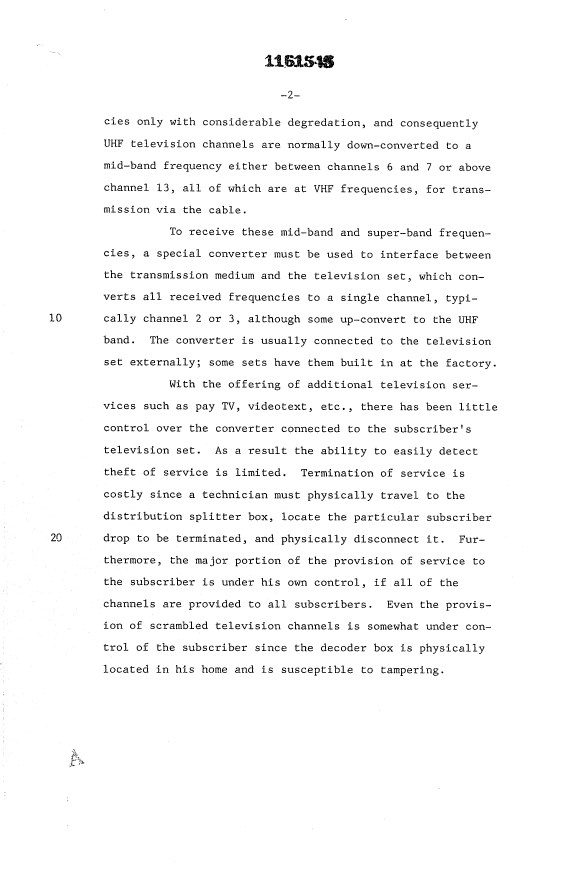 Canadian Patent Document 1161545. Description 19931123. Image 2 of 36