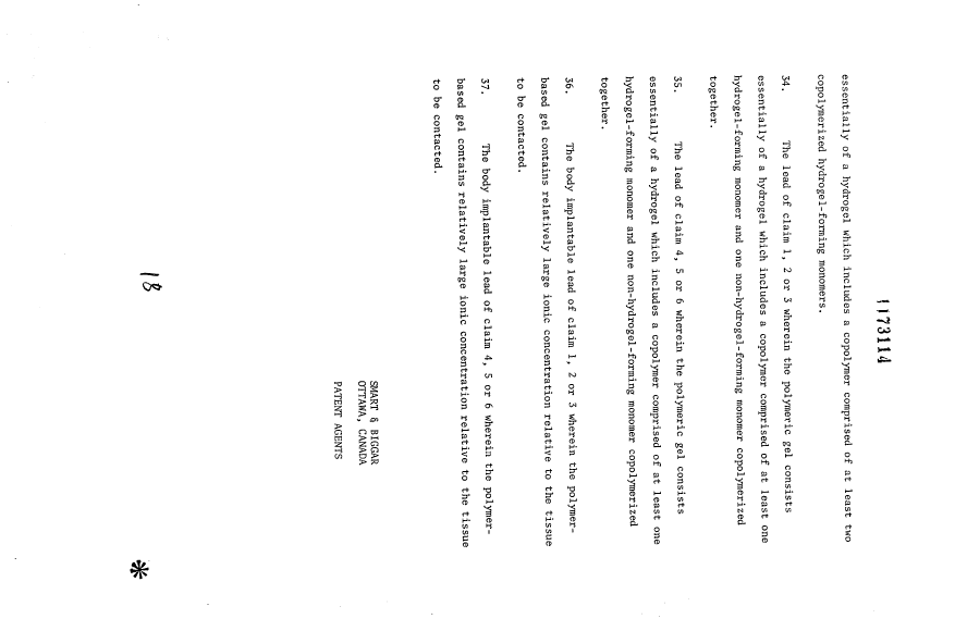 Document de brevet canadien 1173114. Revendications 19931226. Image 6 de 6