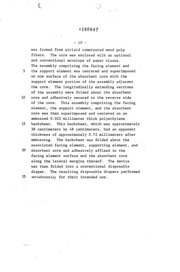 Document de brevet canadien 1180887. Description 19931109. Image 10 de 10