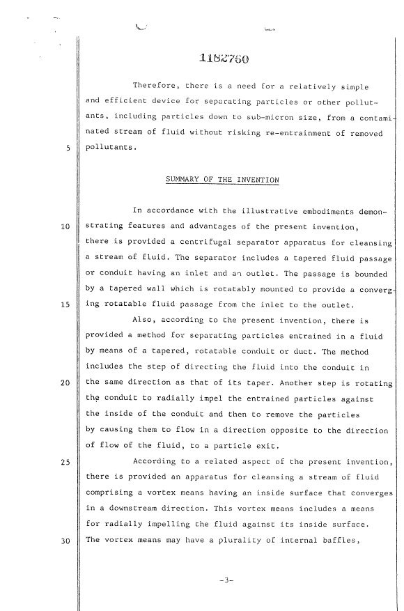 Canadian Patent Document 1182760. Description 19931027. Image 2 of 12