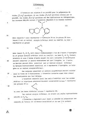 Document de brevet canadien 1194875. Description 19921218. Image 1 de 15