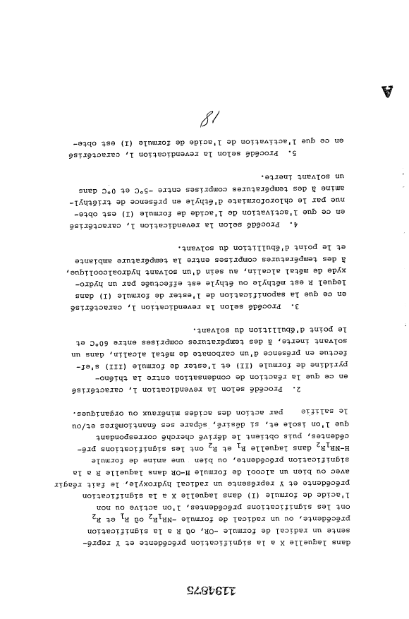 Document de brevet canadien 1194875. Revendications 19921218. Image 3 de 9