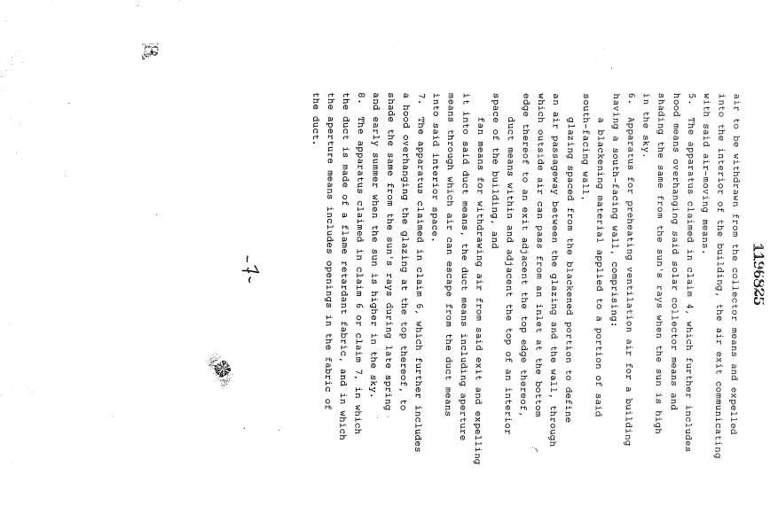 Document de brevet canadien 1196825. Revendications 19921221. Image 2 de 2