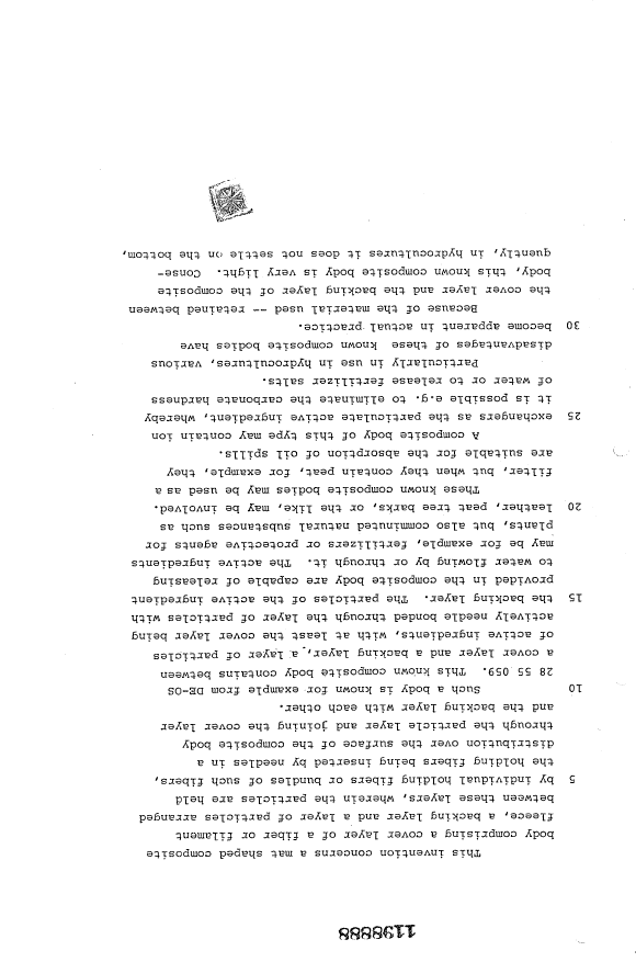 Canadian Patent Document 1198888. Description 19930622. Image 1 of 17