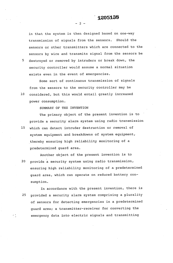 Document de brevet canadien 1205138. Description 19930706. Image 2 de 15