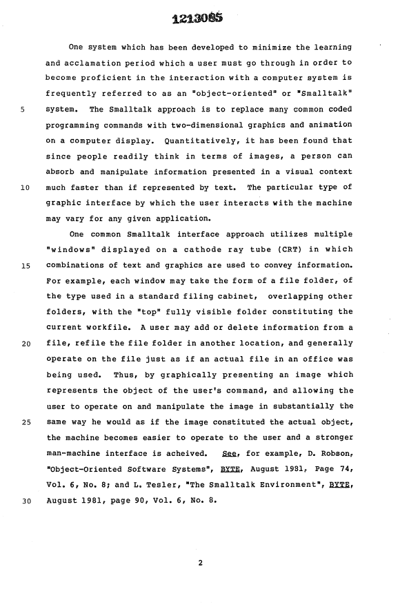 Document de brevet canadien 1213085. Description 19930715. Image 2 de 24