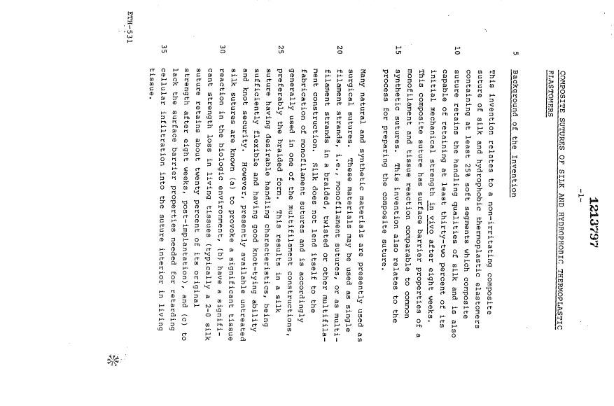 Canadian Patent Document 1213797. Description 19930707. Image 1 of 54